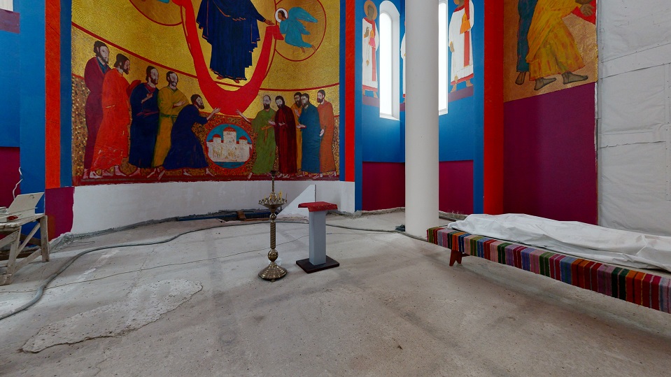 The Church of the Intercession of the Holy Virgin in the village of Lipovka, Kyiv Oblast